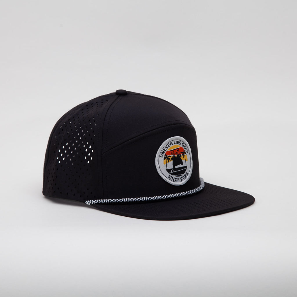The Resort Rope - Six Panel (Black)
