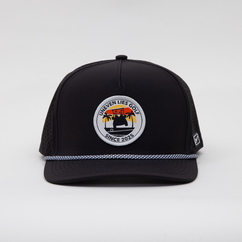The Resort Rope - Five Panel (Black)
