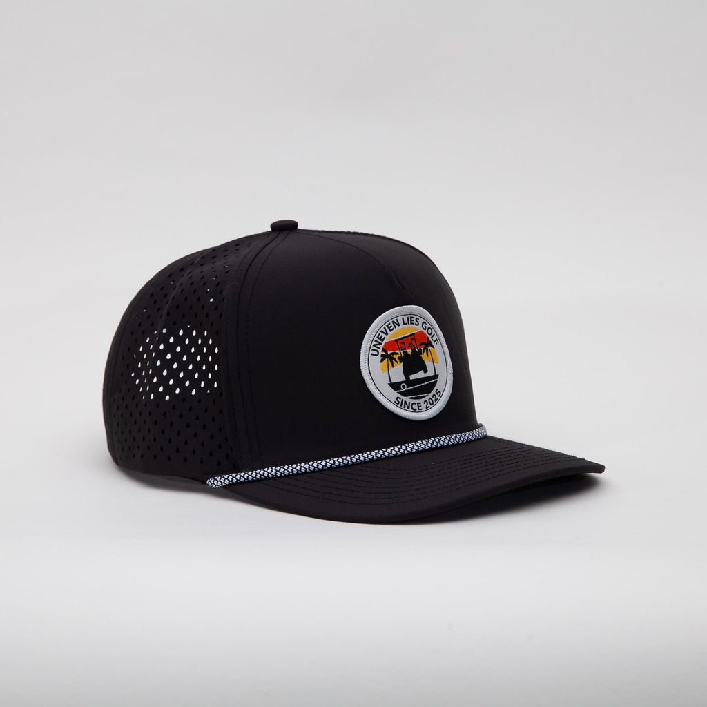 The Resort Rope - Five Panel (Black)